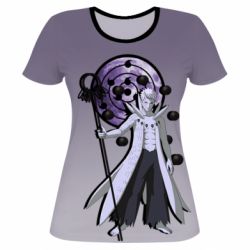 Жіноча 3D футболка Uchiha Obito - jinchuuriki form - PrintSalon