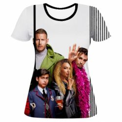Жіноча 3D футболка Umbrella Academy team - PrintSalon