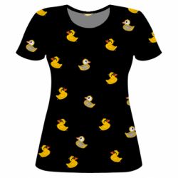 Жіноча 3D футболка Качки - PrintSalon
