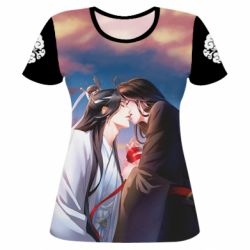 Жіноча 3D футболка Вей Усянь та Лань Січень - PrintSalon