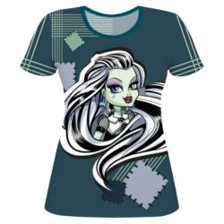 Жіноча 3D футболка Your ghoulfriend Frankie - PrintSalon