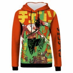 Жіноче 3D худі Человек Бензопила