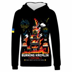 Жіноче 3D худі Фестиваль палаючого Кремля