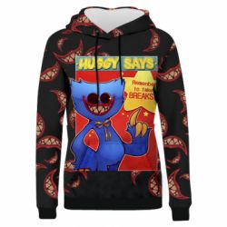 Жіноче 3D худі Huggy says