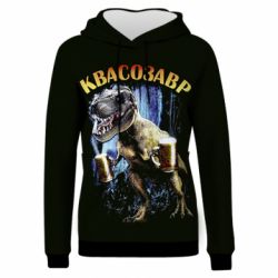 Жіноче 3D худі Квасозавр