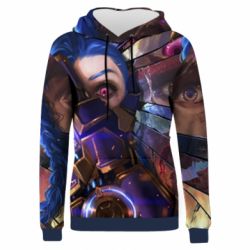 Жіноче 3D худі Madness of Jinx