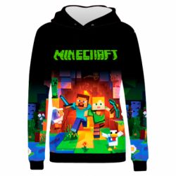 Жіноче 3D худі Майнкрафт