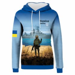 Жіноче 3D худі Русскій корабль...