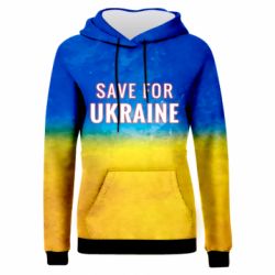 Жіноче 3D худі Save for Ukraine
