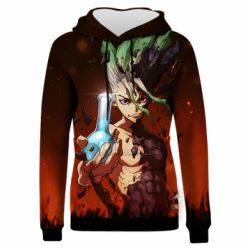 Жіноче 3D худі Senku Doctor Stone