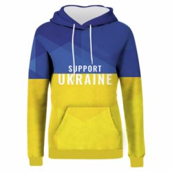 Жіноче 3D худі Support Ukraine