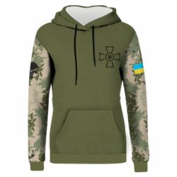 Жіноче 3D худі З.С.У.
