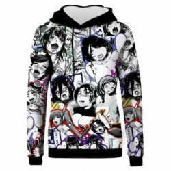 Жіноче 3D худі Ahegao anime characters manga
