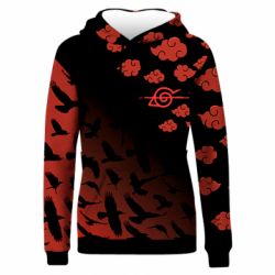 Жіноче 3D худі Akatsuki Itachi
