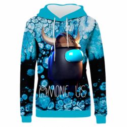 Жіноче 3D худі Among us Viking