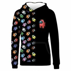 Жіноче 3D худі Among Us Astronauts - PrintSalon