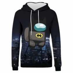 Женское 3D худи Among Us - Batman in the city - PrintSalon