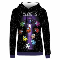 Жіноче 3D худі Among Us UFO