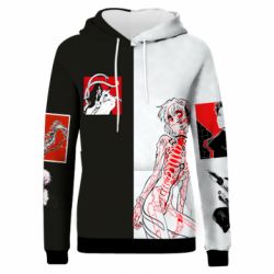 Жіноче 3D худі Anime collage