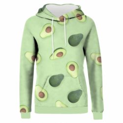 Жіноче 3D худі Avocado-PrintSalon Жіноче 3D худі Avocado