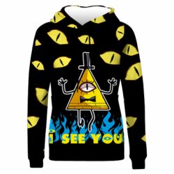 Жіноче 3D худі Bill Cipher
