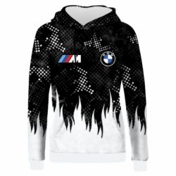 Жіноче 3D худі BMW logo and grunge background