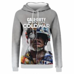Женское 3D худи COD BO Cold War