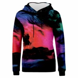 Жіноче 3D худі Colorful art