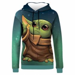 Жіноче 3D худі Cute Baby Yoda