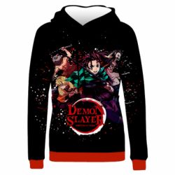 Жіноче 3D худі Demon Slayer