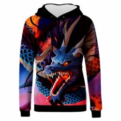 Жіноче 3D худі Dragon Kaido