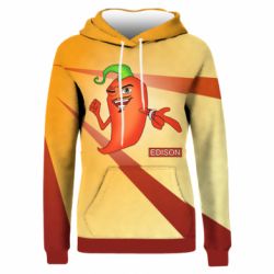 Жіноче 3D худі Edison Pepper