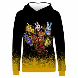 Жіноче 3D худі Five Nights At Freddy"s
