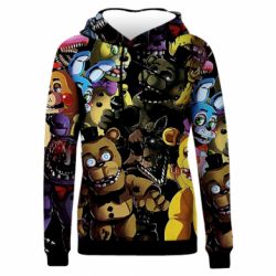 Жіноче 3D худі FNAF Animatronics