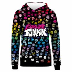 Жіноче 3D худі FnF Icons