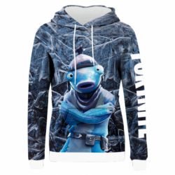 Жіноче 3D худі Fortnite Freezing Fishstick