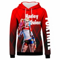 Жіноче 3D худі Fortnite Harley Quinn
