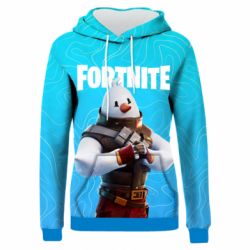 Жіноче 3D худі Fortnite Snowman