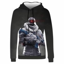 Жіноче 3D худі Free Fire Winter Warrior - PrintSalon