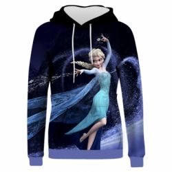 Жіноче 3D худі Frozen Elsa