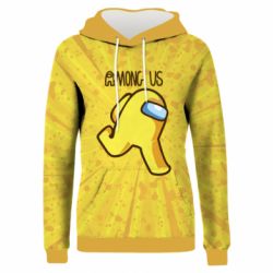 Женское 3D худи Game hero and logo - PrintSalon