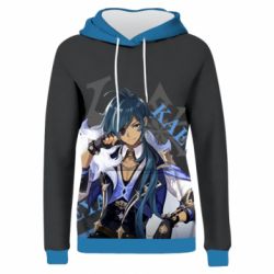 Жіноче 3D худі Genshin Impact Kaeya - PrintSalon