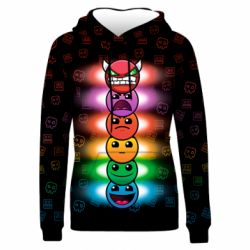 Жіноче 3D худі Geometry Dash Levels