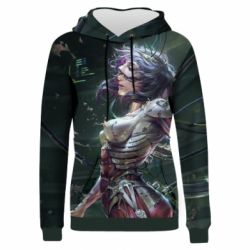 Жіноче 3D худі Ghost in armor