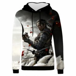 Женское 3D худи Ghost of Tsushima - PrintSalon