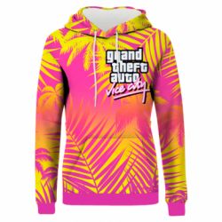 Жіноче 3D худі GTA city