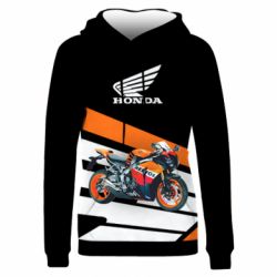 Жіноче 3D худі Honda Bike-PrintSalon Жіноче 3D худі Honda Bike