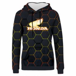 Жіноче 3D худі Honda color logo-PrintSalon Жіноче 3D худі Honda color logo