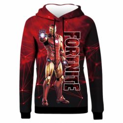 Жіноче 3D худі Iron Man Fortnite