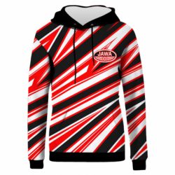 Жіноче 3D худі Jawa and abstract background-PrintSalon Жіноче 3D худі Jawa and abstract background